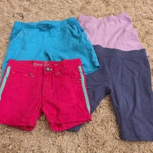 Vibrant Kids' Shorts Trio